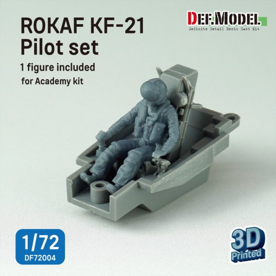 1/72 ROKAF KF-21 Pilot set for Academy KF-21 kits (1 3D Printed figure)