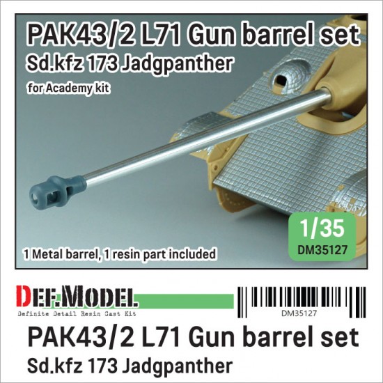 1/35 WWII German Jagdpanther PAK43/2 L71 Gun for Academy kit