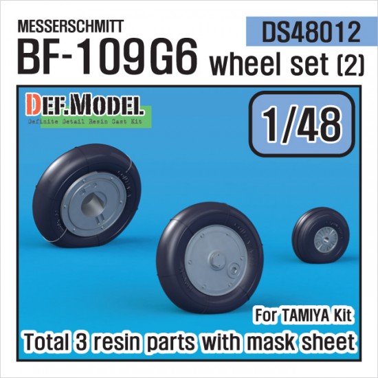 1/48 Bf 109G-6 Wheel set Vol.2 for Tamiya kits