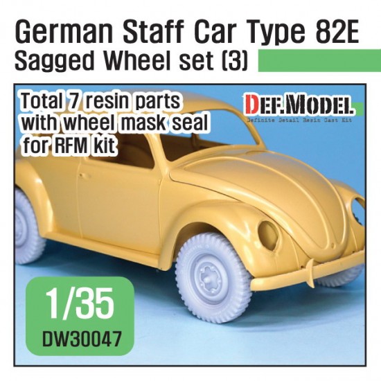 1/35 German Staff Car Type 82E Wheel set 03 for Rye Field Model