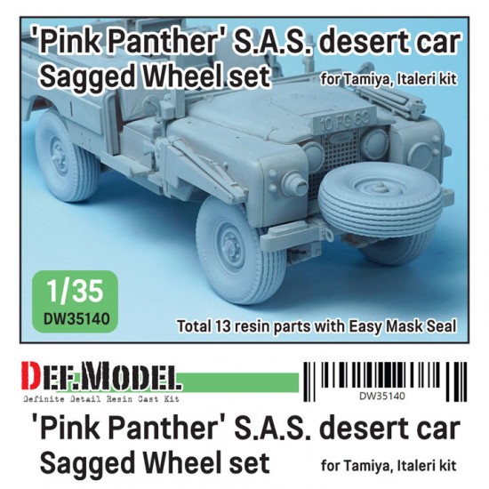 1/35 British SAS Landrover Pinkpanther Wheel set for Tamiya/italeri kits