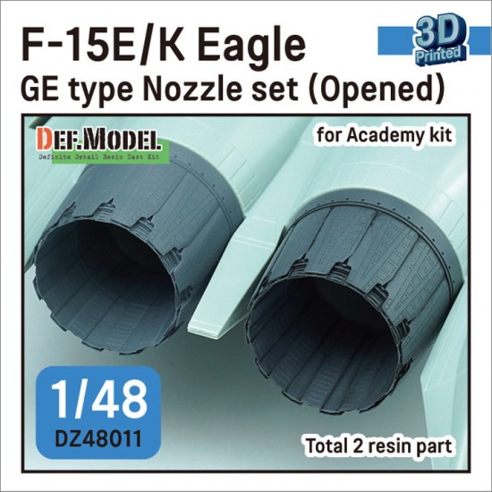 1/48 F-15E/K Eagle Nozzle set GE type Opened for Academy kits