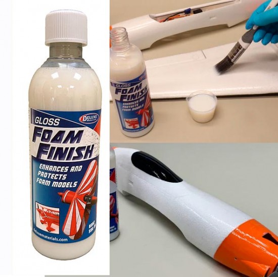 Foam Finish Gloss (500ml) - Enhances and Protects Foam Models