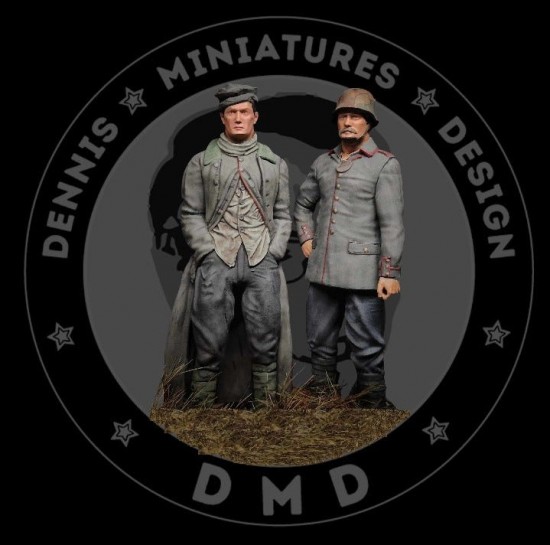 1/35 WWI Prisoners of War (POW) Set (2 resin figures)