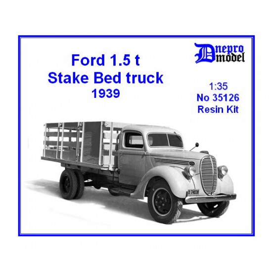 1/35 1939 Ford 1.5t Stake Bed Truck Resin Kit