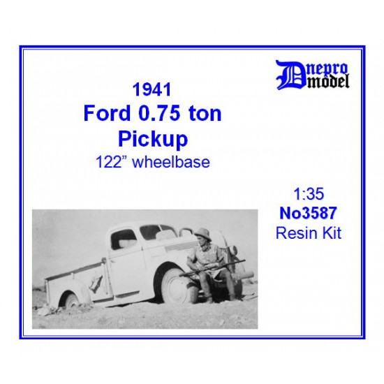 1/35 1941 Ford 0.75t Pickup 122' Wheelbase Resin Kit