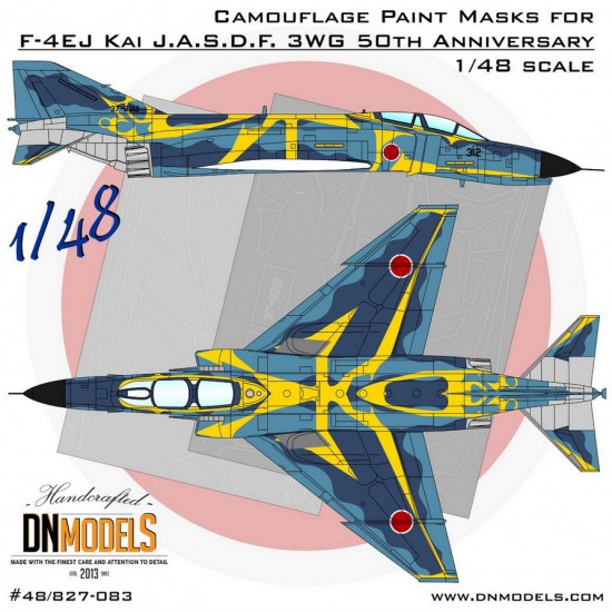 1/48 McDonnell Douglas F-4EJ Kai JASDF 3WG 50th Anniversary Paint Masking set