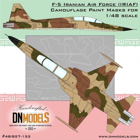 1/48 F-5 Iranian Air Force /IRIAF/ Camouflage Paint Masks