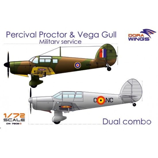 1/72 Percival Proctor& Vega Gull (2 in 1)