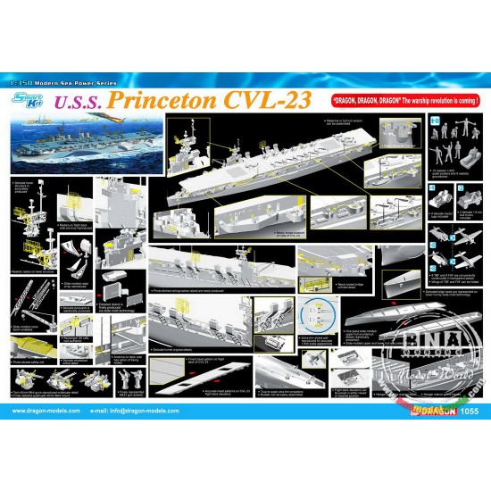 1/350 USS Princeton CVL-23 Aircraft Carrier