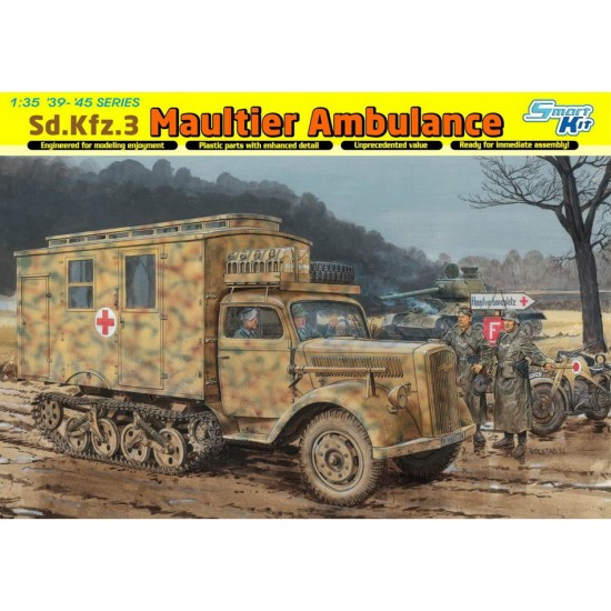 1/35 WWII SdKfz.3 Maultier Ambulance [Smart Kit]