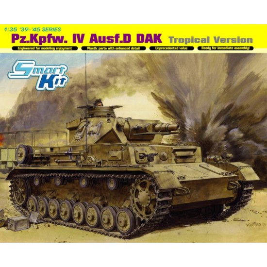 1/35 WWII Panzer/PzKpfw.IV Ausf.D DAK Tropical Version