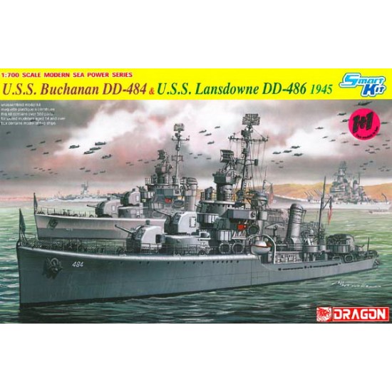 1/700 USS Buchanan DD-484 & Lansdowne DD-486 (Twin Pack) Smart Kit