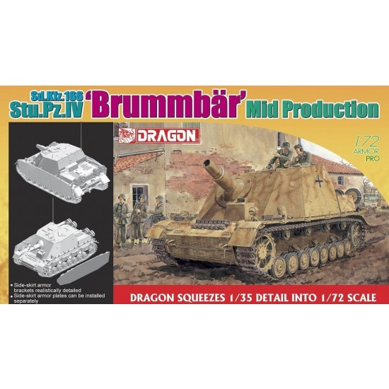 1/72 SdKfz.166 Stu.Pz.IV "Brummbar" Mid Production