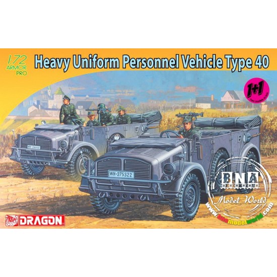 1/72 Heavy Uniform Personnel Vehicle Type 40 (Twin Pack)