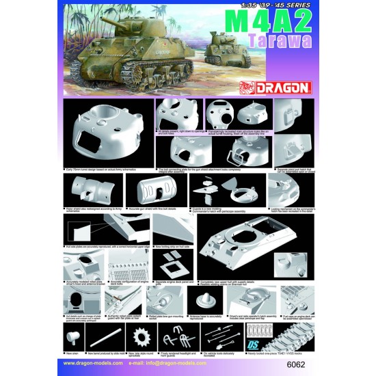 1/35 Sherman M4A2 Tarawa Tank