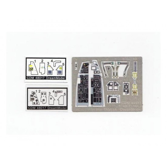 1/48 Lockheed F-16CJ Cockpit Detail Set for Tamiya kits