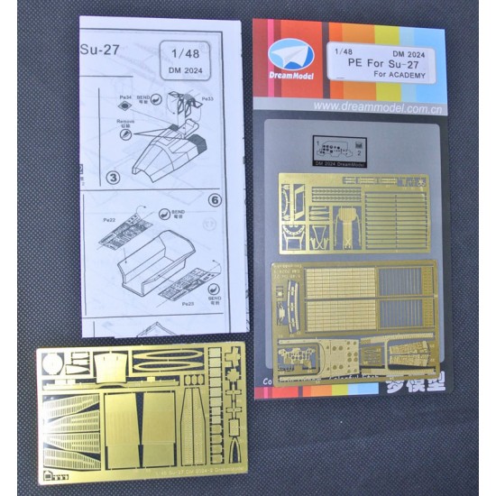 1/48 Sukhoi Su-27 Detail Set for Academy kits