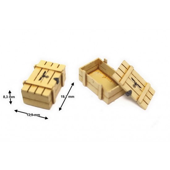 1/35 Wooden Box #1 (No Handles)