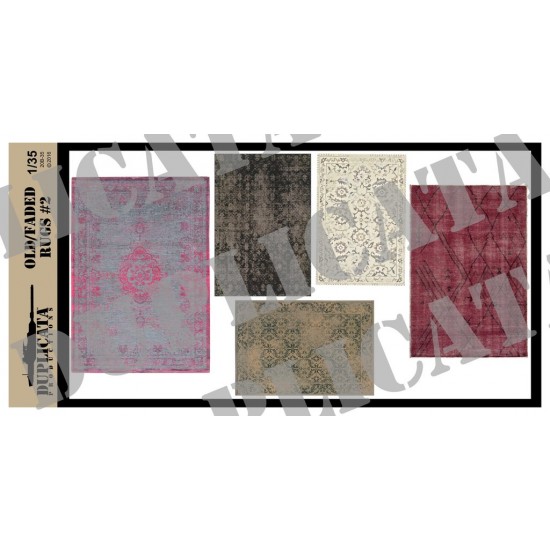 1/35 Furnishing - Faded Rugs #2