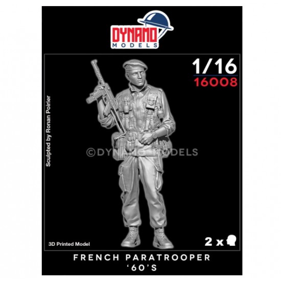 1/16 French Paratrooper '60s