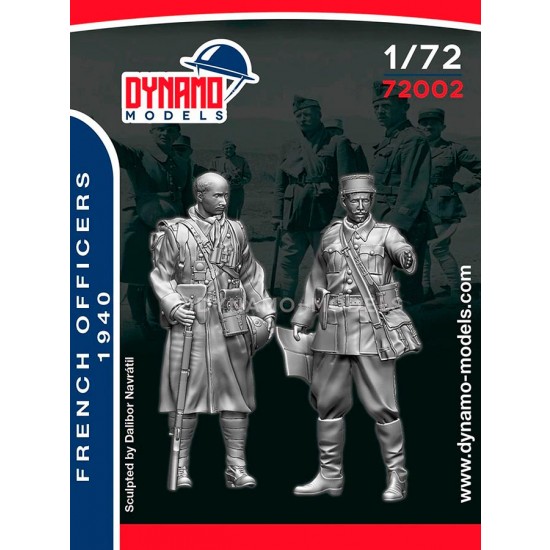 1/72 French 1940 Officers Set (2 figures)