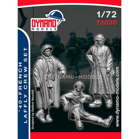 1/72 French 1940 Laffly Crew Set (3 figures)