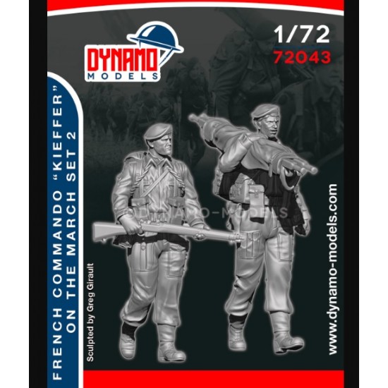 1/72 French Commando Kieffer Marching Set 2