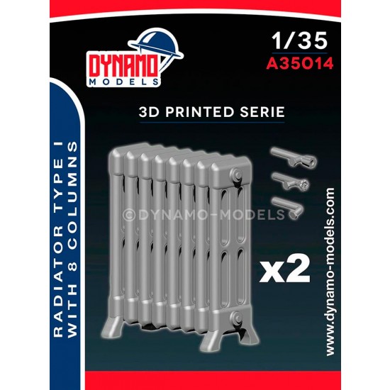 1/35 Radiator Type I 8 Columns ver (2pcs)