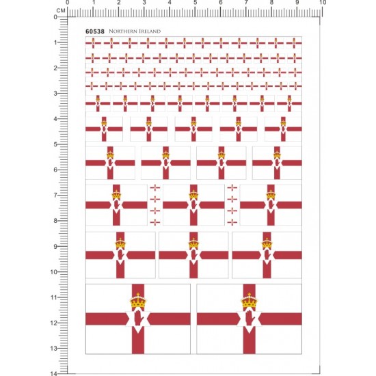 Decals for Flags of Northern Ireland (need to cut)