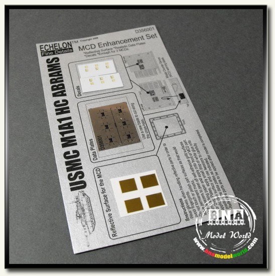 1/35 Stickers & Decals for MCD Enhancement Set