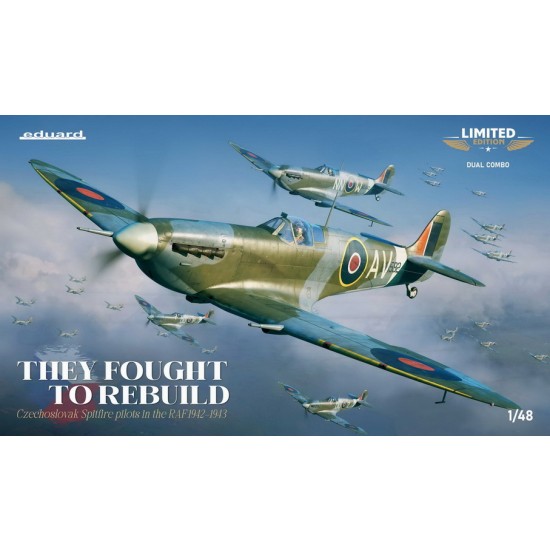 1/48 British Spitfire Mk.Vb Fighter 'They Fought To Rebuild' Dual Combo [Limited Edition]