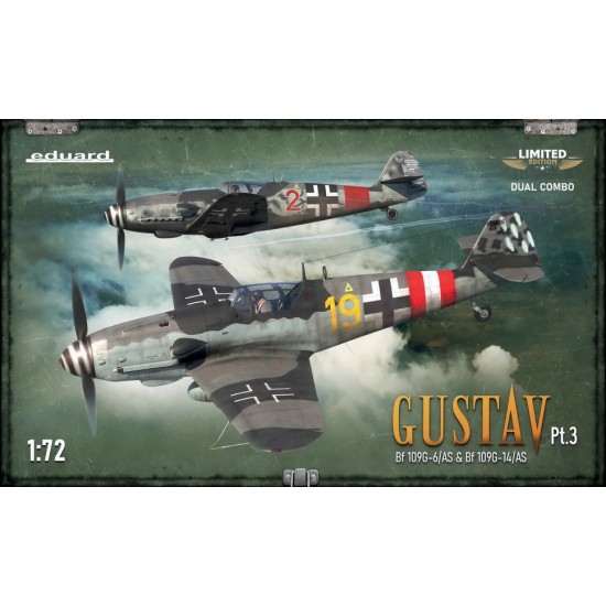 1/72 Gustav Pt. 3 - WWII German Bf 109 G-6/As And G-14/As Fighters (Dual Combo)