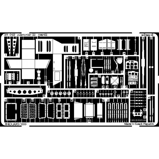 Photoetch for 1/32 Alouette II for Revell kit