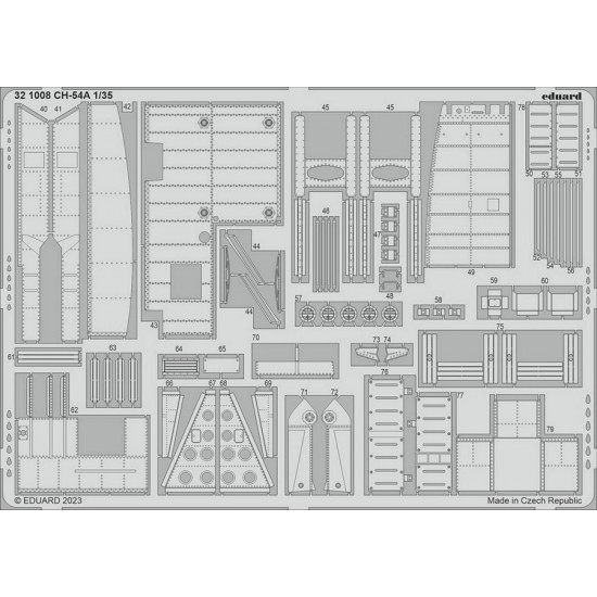 1/35 Sikorsky CH-54A Tarhe Detail Parts for ICM kits