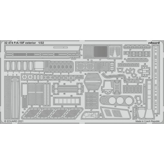 1/32 Boeing F/A-18F Super Hornet Exterior Detail set for Revell kits