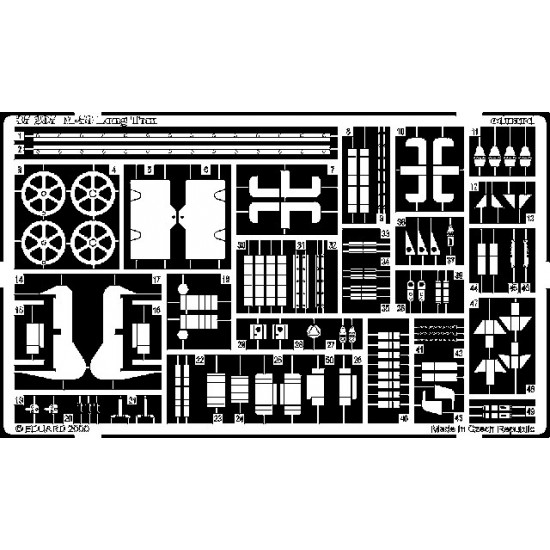 Photoetch for 1/35 US 155mm M59 Long Tom for AFV Club kit