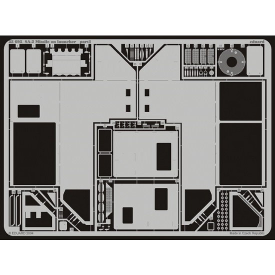 Photoetch for 1/35 SA-2 Guideline Missile w/Launcher for Trumpeter kit