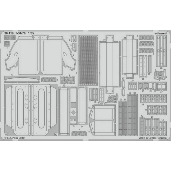 1/35 Soviet Medium Tank T-34/76 Detail Set for Zvezda kits