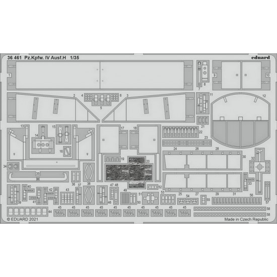 1/35 PzKpfw. IV Ausf.H Detail Set for MiniArt kits