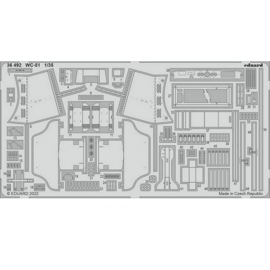 1/35 WC-51 Beep Weapons Carrier Detail set for Zvezda kits