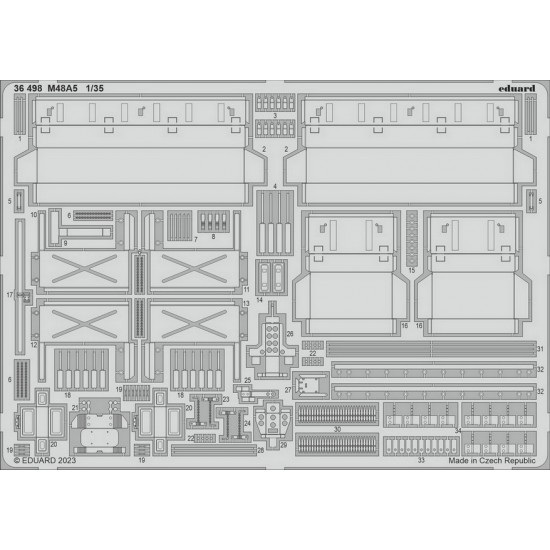 1/35 M48A5 Patton Detail Parts for Takom kits