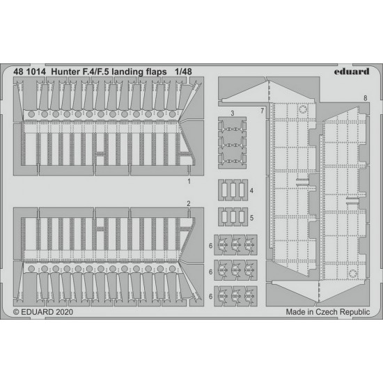 1/48 Hawker Hunter F.4/F.5 Landing Flaps Set for Airfix kits