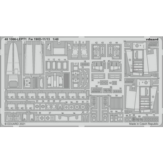 1/48 Focke-Wulf Fw 190D-11/13 Detail Set for Eduard kits