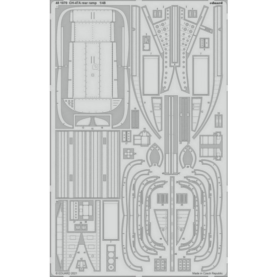 1/48 Boeing CH-47A Chinook Rear Ramp Detail parts for HobbyBoss kits