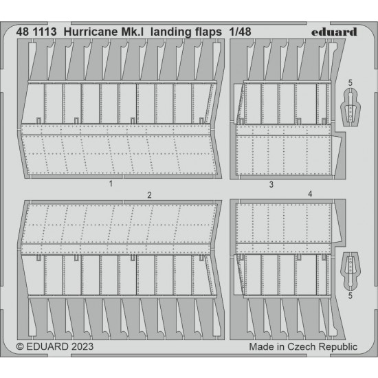 1/48 Hawker Hurricane Mk.I Landing Flaps Photo-etched set for HobbyBoss kits