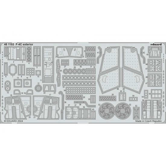 1/48 F-4C Phantom II Exterior Detail Parts for Hobby 2000/Academy kits