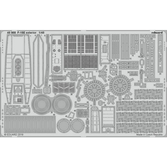 1/48 McDonnell Douglas F-15E Strike Eagle Exterior Detail Set for Great Wall Hobby kits