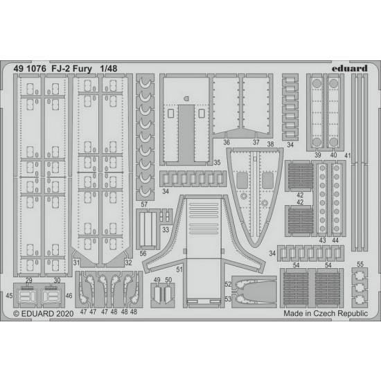 1/48 North American FJ-2 Fury Detail Parts for Kitty Hawk kits