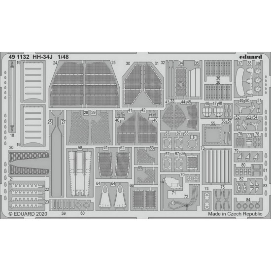 1/48 Sikorsky HH-34J Choctaw Detail Set for Trumpeter kits